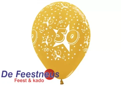 sempertex-europe-ballonnen-latex-groothandel-ballons-balloon-distributeur-12-inch-number-50-gold