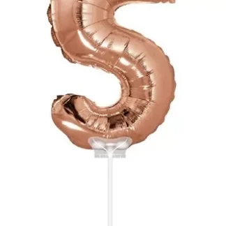 folie-ballon-5-rose-goud-40cm-met-stokje-9214-nl-G