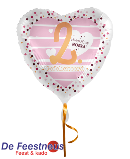 Everloon-Ballon-Hiep-Hiep-2-Jaar-Roze