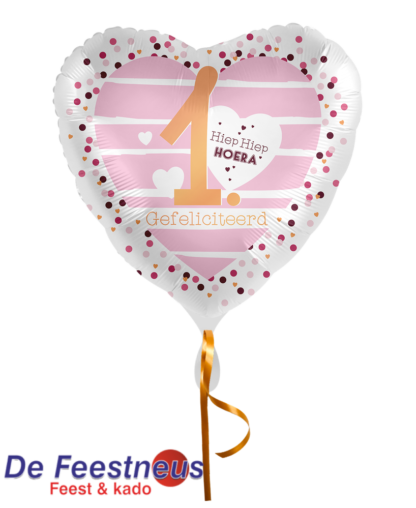 Everloon-Balloon-Hiep-Hiep-1-Jaar-Roze