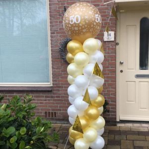 Ballonpilaar 50 jaar getrouwd