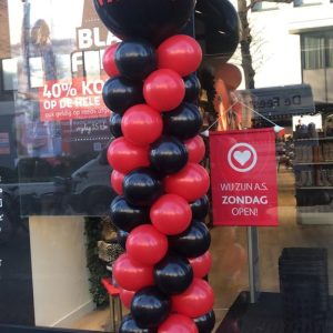 Ballonpilaar black friday